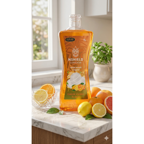  Dish Wash Liquid –1Ltr Super Premium Citrus Fusion (Orange + Lemon) 
