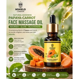 NShield Papaya-Carrot Face Massage Oil – 15g