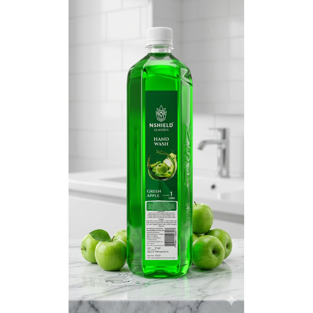  Hand Wash Classic Green Apple 1 Ltr