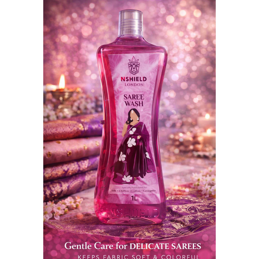Saree Wash – 1L Super Premium Fabric Care for Delicate Sarees