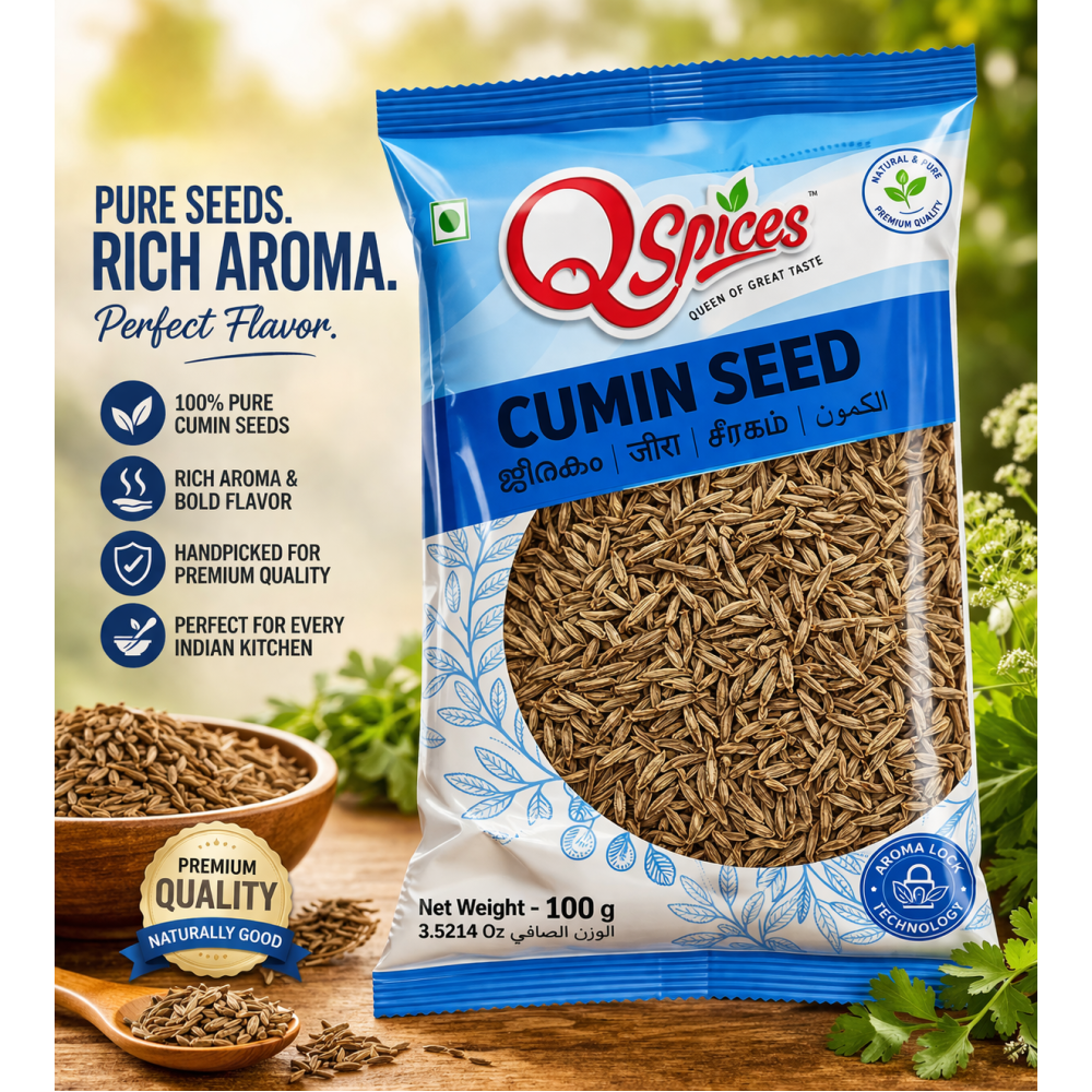  Cumin Seeds –100g Premium Jeera Whole Spice 
